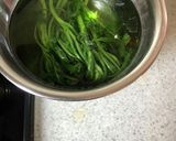 春菊の胡麻味噌和え(弁当作り置き)作り方3写真
