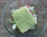 【主食・主菜・副菜】レンジで焼きそば作り方2写真