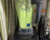 柿と青梗菜のグリーンスムージー作り方3写真
