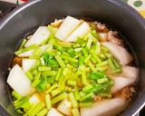 かぶと鶏ひき肉のあんかけ煮作り方5写真