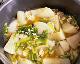 かぶと鶏ひき肉のあんかけ煮作り方7写真
