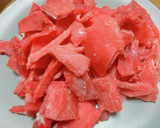 マグロの佃煮(本マグロのあらを使い)作り方2写真
