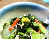 蟹カマ入り☆白菜とワカメの柚子ポン酢和え作り方8写真