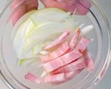 カップスープで簡単トマトパスタ　　作り方1写真