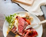 57℃ 牧草牛のローストビーフ仕立て作り方31写真