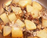 大根と豚バラの土手焼き風作り方6写真