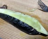ナスの1本焼き作り方2写真