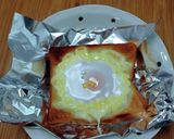 すぐできる！めだまチーズトースト作り方4写真