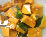 かぼちゃの甘煮。作り方2写真