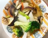 簡単カルビクッパ風味豚こま大根青椒肉絲風作り方13写真