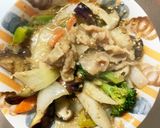 簡単カルビクッパ風味豚こま大根青椒肉絲風作り方14写真