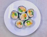 簡単キンパ サラダチキン編作り方6写真