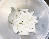 漬け時間なし大根ごまケチャップ甘酢浅漬け作り方1写真