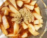 漬け時間なし大根ごまケチャップ甘酢浅漬け作り方8写真