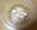 うずらの卵de簡単ネギ塩味玉作り方1写真