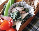 お弁当★レンジで小松菜エリンギ明太ソテー作り方5写真