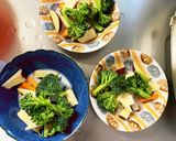 根菜茄子肉なし甘辛酢炒め味温野菜サラダ作り方7写真