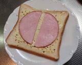 ホットサンド　～ハム＆チーズ～作り方2写真