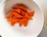 全てレンジ簡単ハンバーグたれ炒味野菜炒め作り方4写真