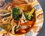 全てレンジ簡単ハンバーグたれ炒味野菜炒め作り方12写真