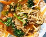 全てレンジ簡単ハンバーグたれ炒味野菜炒め作り方15写真