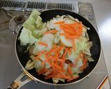 キャベツとカシューナッツのクミン炒め作り方4写真