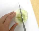 【減塩】新玉ねぎの和風スープ作り方1写真