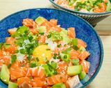 簡単おいしい★アヒポキ丼作り方3写真