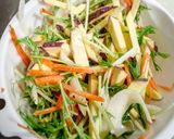 水菜を使った野菜のかき揚げ作り方3写真