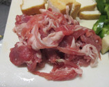 小松菜と厚揚げ・豚肉で中華風甜麺醤炒め♪作り方2写真