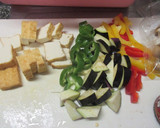 小松菜と厚揚げ・豚肉で中華風甜麺醤炒め♪作り方3写真