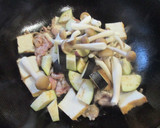 小松菜と厚揚げ・豚肉で中華風甜麺醤炒め♪作り方6写真