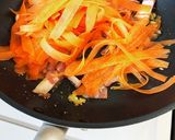 ピーラーにんじんのペペロンチーノ風作り方6写真