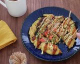 カニカマとてんぷら粉でたこ焼き風作り方7写真