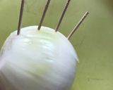レンジで☆玉ねぎの豚肉ぐるぐる巻き作り方1写真