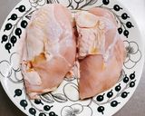 簡単しっとり！レンジで蒸し鶏ほぐし作り方1写真