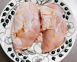 簡単しっとり！レンジで蒸し鶏ほぐし作り方1写真