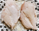 簡単しっとり！レンジで蒸し鶏ほぐし作り方2写真