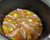 手羽中のバター風味な洋風炊き込みご飯❤︎作り方1写真