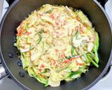 餅と干しエビ入りネギ焼き作り方5写真