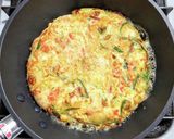 餅と干しエビ入りネギ焼き作り方6写真