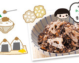 焼き鮭あらほぐしとひじきのマヨネーズ和え作り方2写真