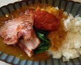 ほうれん草トマトベーコンカレー作り方4写真
