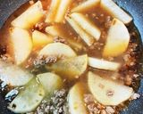 簡単節約！大根と豚ひき肉の炒め煮作り方7写真
