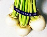 カブの葉炒め作り方1写真