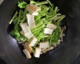 カブの葉炒め作り方6写真