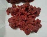 小型犬の牛肉雑炊作り方2写真