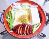 豆富としぐれ煮の薬味鍋作り方6写真