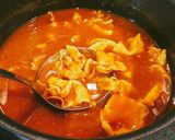 白だしカレーうどん♪豚しゃぶ使用作り方6写真