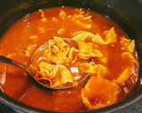 白だしカレーうどん♪豚しゃぶ使用作り方6写真
